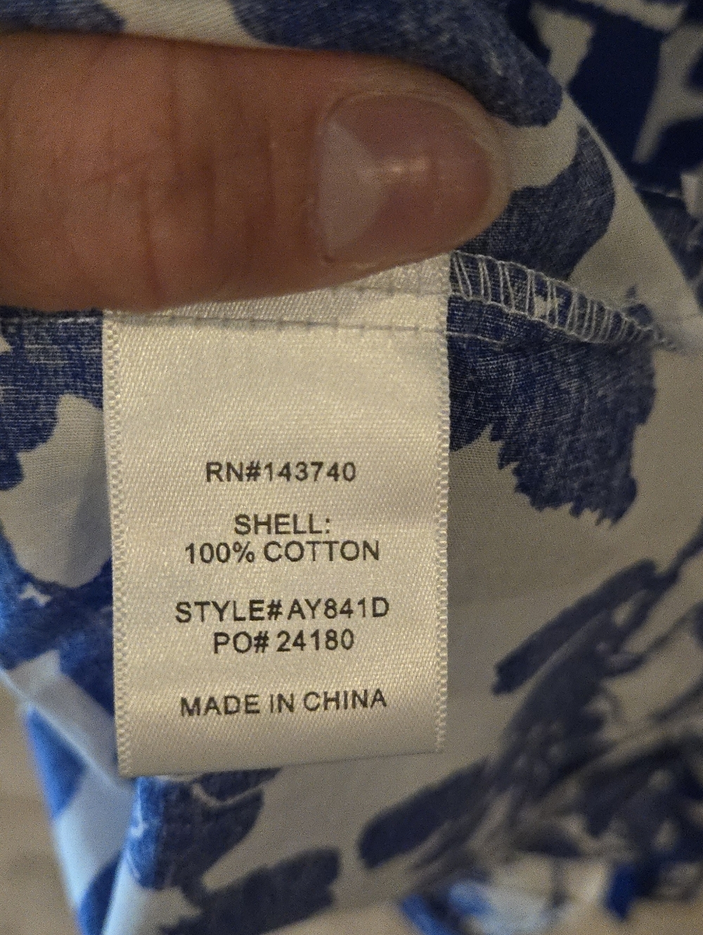 NWT Tuckernuck Hyacinth House Thea Blue Floral Short Sleeve Ruffled Mini Dress S - Picture 9 of 9